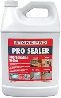 StonePro – Pro Sealer Impregnating Sealer (1 Gallon – 128 Fl Oz) (for Sealing Marble, Granite, Travertine, Tile & Grout)