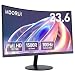 KOORUI 24 Inch Curved Monitor, Gaming 100Hz, 1500R, FHD 1080P, VA, Eye Care