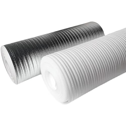 HARICSET Isolamento Anticalpestio Sottopavimento per Laminato Spessore 2mm di Isolamento Acustico da Calpestio Isolamento del Pavimento per Parquet Laminato(Size:1 * 40m)