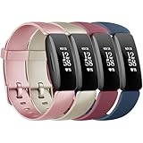 Contenu de l'emballage : 4 bracelets Fitbit Inspire 2/Fitbit Ace 3 pour homme et femme uniquement, traqueur non inclus.