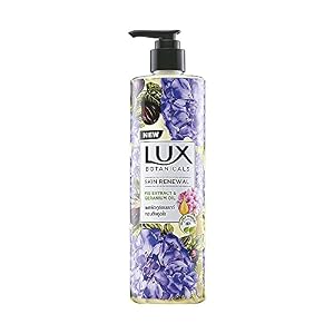 Lux Botanicals Gel de Ducha Skin Renewal (450ml) | Extracto de Higo y Aceite de Geranio | Escapada al Mediterráneo…