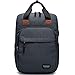 Produktbild JANSBEN Laptop Rucksack Daypack Schulrucksack Herren Jungen Damen Mode Unisex Rucksack Wasserdicht Nylon Handle mit Laptopfach fits 15.6 Zoll fur Schule Freizeit Uni Arbeit -Grau