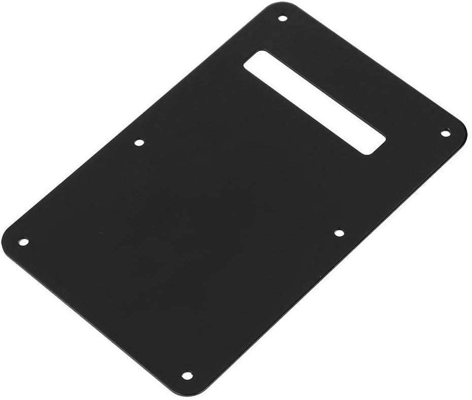 Guitars Back Plate Cavity Cover for ST Electric Guitar (Black) Performance Accessory