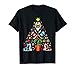 Árbol de adorno navideño de hockey sobre hielo Camiseta