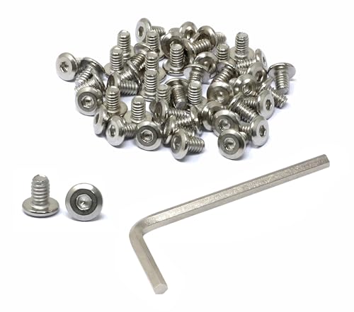 iexcell 50�� 1/4-20 x 3/8�C���` �X�e�����X�X�`�[�� 304 �Z�p�\�P�b�g �t���b�g�w�b�h �L���b�v �l�W �Ƌ� �l�W �{���g�L�b�g �w�b�h�G�b�W�ʎ�� ���邢�d�グ