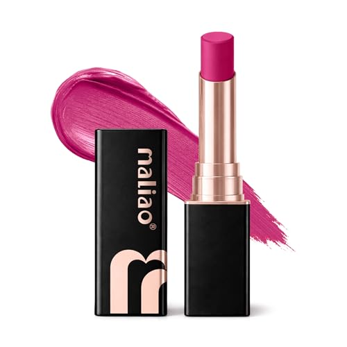 Image of Maliao Made To Stay Lipstick | Non-Transfer Lipstick | Matte Finish | Long-Lasting & Smudge-Proof Formula | Comfortable All-Day Wear | Pink violet | 3.8g