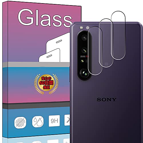 3枚入り FOR Sony Xperia 1 III SOG03 au/SoftBank カメラ専用 レンズ カメラ FOR Xperia 1 III SOG03 au カメラ 専用 フィルム 厚さ0.33㎜ 硬度9H 気泡ゼロ ガラス飛散防止 指紋防止高精細 表裏面保護 透明 PCduoduo