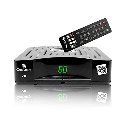 Receptor com Controle Remoto Nano Box Preto - Century
