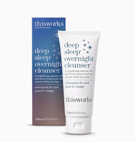 This Works Deep Sleep Overnight Cleanser, with Oat Amino Acids & Hyaluronic Acid to Gently Exfoliate...