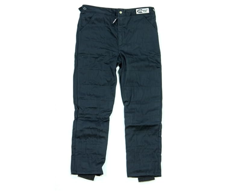 Calça de corrida cargo G-FORCE Racing Gear 4527XXXBK preta, cintura alta e pernas amplas