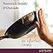 Anolon Advanced Home Hard-Anodized Nonstick Skillets (2 Piece Set- 10.25-Inch & 12.75-Inch, Moonstone)