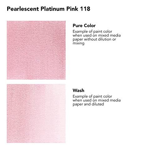 Daler-Rowney Fw Pearlescent Acrylic Ink Bottle Platinum Pink - Acrylic Drawing Ink For Artists And Students - Permanent Calligraphy Ink - Archival Ink For Illustrating And More #TOP1