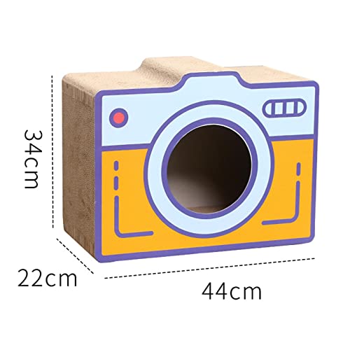 ＫＬＫＣＭＳ Scratcher Lounge Cat Scratchers Papelão Brinquedo de treinamento Brinquedo interativo para ga