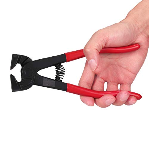 AUTOUTLET Fliesenzange, Hartmetall Mosaikzange mit 10x Mini Diamond Files Set, YG8 Rad Klingen Schneiden Glas Fliesen Keramik Cutter Nipper DIY Werkzeuge für Bodenschneiden, Besäumen, Schleifen