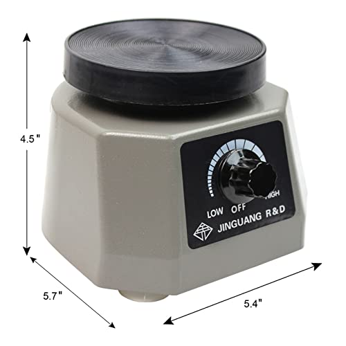 Cwtrlpc 4" Lab Vibrator Oscillator Laboratory Dental Shaker Mixer Equipment Gypsum Mixing Machine,110V 100W Round #TOP4