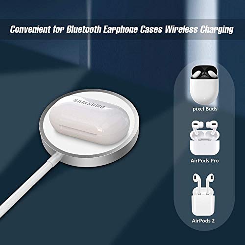 Carregador sem fio, almofada de carregamento sem fio rápido, compatível com o Magsafe iPhone 12/12 P