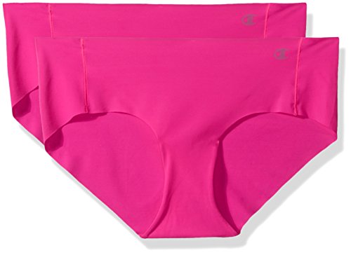 Champion Women's Absolute Brief 2 Pack, Pinksicle, Large
