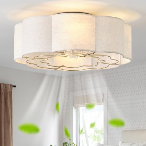 20 Low Profile Ceiling Fan with Light and Remote