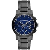 Burberry Men’s Swiss Chronograph Gray Ion-Plated Watch BU9365