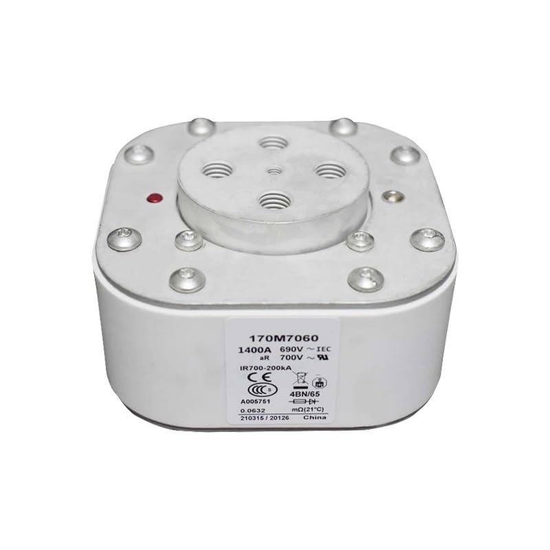 Fusible rápido 170M7060 de bajo voltaje para protección de circuitos industriales de alta precisión