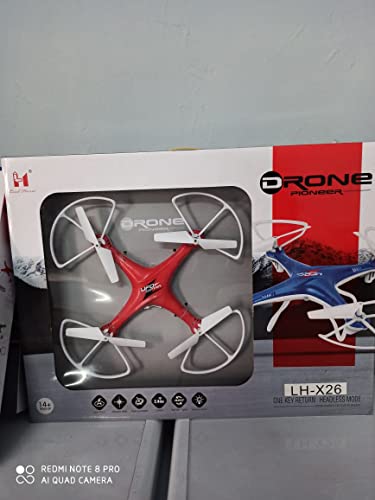 Image of 2.0 Quadcopter without camera is a mini remote controlled drone. 360 Roll Stabilized with throw launch capability with Long range of 2.4Ghz Control Indoor /Outdoor fun Material Red