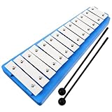 TOYZFRIENDY Xilófono Infantil de Notas con Láminas de Aluminio Instrumento de Percusión para Bebés y Incluye Mazos para Principiantes y Desarrollo Musical Educativo