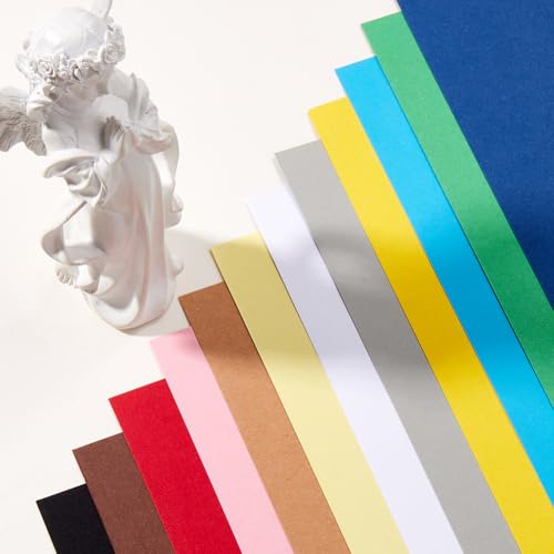 SOFPLATE 50 folhas 21 x 29,7 cm cinza cartolina papel para scrapbook 29,5 kg de espessura dupla face