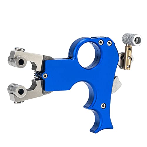 Feixia Hunting Slingshot,Stainless Heavy High Velocity Catapult Sling Shot,Adjustable Slingshot Release Device Catapult Trigger Ball 7-12MM Ceramic Ball Intensity 90 pounds Slingshot Release Trigger