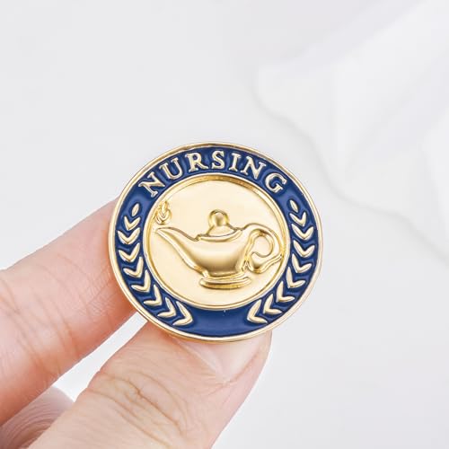 Image of Doctor Nurse Cartoon Pin,Medical Enamel Brooch Jewelry for Nursing Student Backpack Lapel Badge Gifts