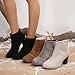 Imagen de KBOPLEMQ Botines para mujer con tacón