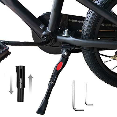 VECKUSON Kickstand for Kids Bike,18 inch Bike Kickstand Adjustable Center Mount Bicycle Kickstands Bike Stand for 18 20 22 inch Mountain Bike Road Bicycle Adult Bike Sports Bike Kids Bike