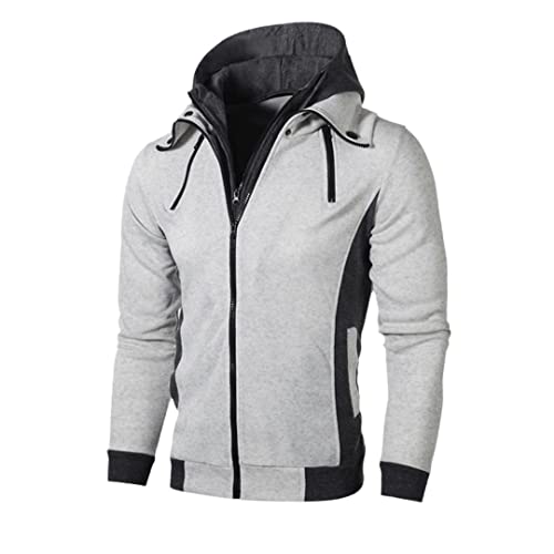 Sweat à capuche homme beige Vogrtcc CC137 sweat-shirt manches longues XS