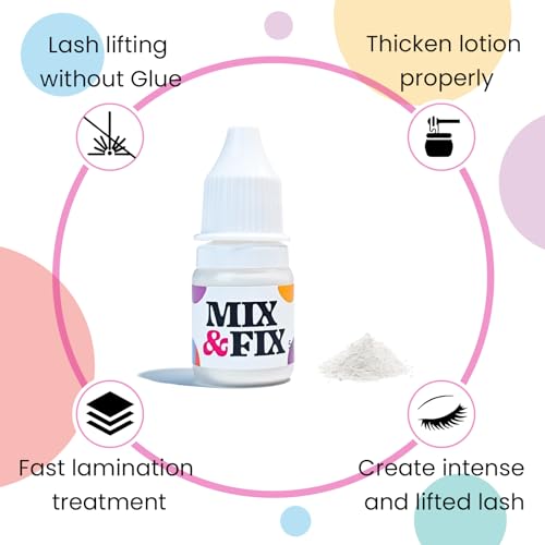 PERMANIA Wimpernlifting Puder, Lash Lift Powder, Super Mix Wimpern Lifting Solution, No Glue Needed, Make Lash Lift Fast & Easy, for Salon Use