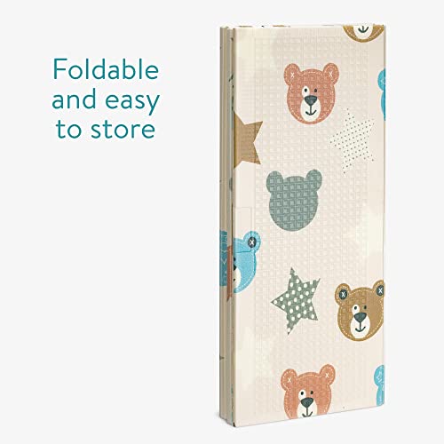 Navaris Grote Zachte Opvouwbare Babyspeelmat - Schuimmat voor Baby’s en Peuters - Tweezijdig met berendesign en bergendesign - Afbeelding 4