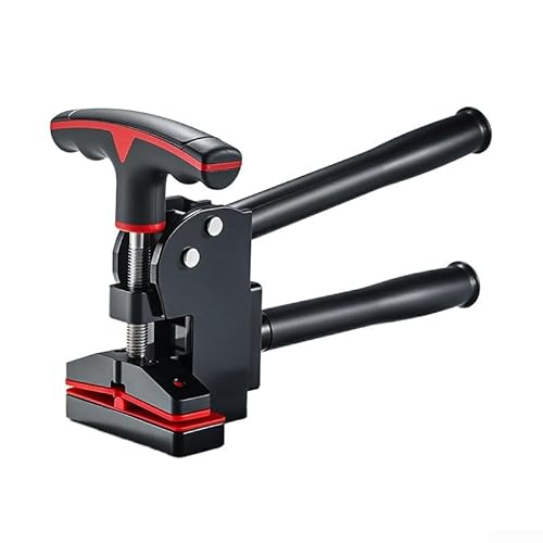 Pinze tagliapiastrelle manuale con comoda impugnatura in gomma e regolazione della pressione per rompere e aprire piastrelle in vetro, marmo, quarzo e microcristallino (rosso)