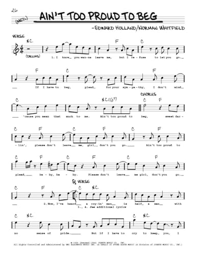 The Real R&B Book - C Instruments | 265 Classic Soul, Motown & Funk Songs for Piano, Guitar & Vocalists | Hal Leonard Fake Book with Chords & Lyrics | Essential R&B Sheet Music Collection (Real Books) - Image 8