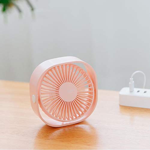 Mobestech Ventilador giratório 360 ° portátil redondo em forma de design Ventilador de 3 velocidades