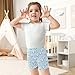 Sletend Cute Panda Girls’ Comfy Lined Shorts Lightweight & Skin-Friendly Cotton for All-Day Comfort Ideal for Travel Beach or Home Lounging Toddler Sizes