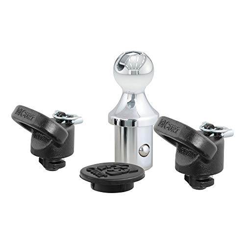 Curt 60618 Oem Puck System Gooseneck Hitch Kit, 30K, 2-5/16-In Ball, Fits Select Ram 2500, 3500, Chrome #TOP1
