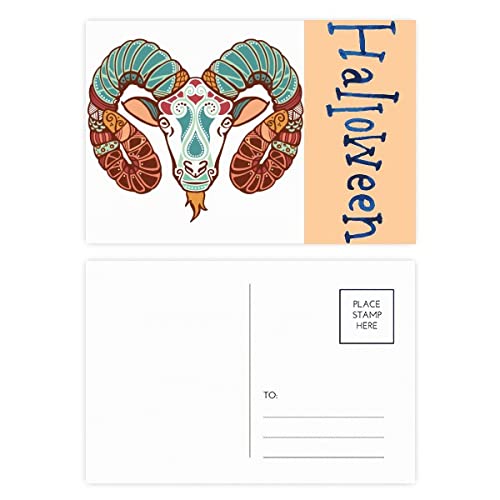 Cartes postales Bélier zodiaque en lot de 20 pour invitations d'anniversaire
