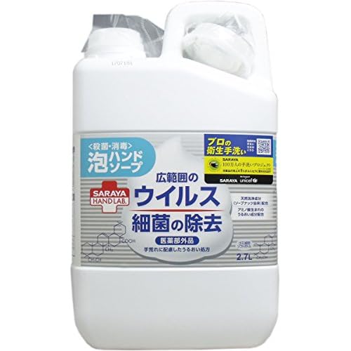 Amazon.co.jp Saraya Hand Lab Medicated Foaming Hand Soap, Commercial