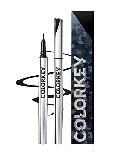 Colorkey Floating Color 24 Hours Longwear Waterproof Liquid Eyeliner, Sweat Resistant, Waterproof And Smudgeproof Eye Liners Eyeliner Pencil (N01 Black) #TOP7