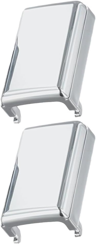 2-Pack Chrome Plastic Truck Door Pull Strap Covers for & For GMC C/K/V Series (1981–1991), Direct Replacement for OE Part 14043704