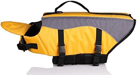 Rantow Dog Life Jacket - with Superior Buoyancy & Rescue Handle - Sports Lifesaver Reflective Safety Vest Pet Life Preserver Swimsuit -…