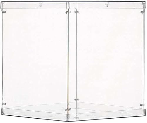 Miniatura 12 de Efavormart - Caja de exhibición transparente de acrílico y Lucite de 24 pulgadas para centros de mesa con tapa y base intercambiables