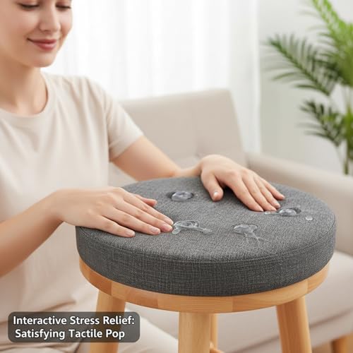 Cojín de asiento gris oscuro transpirable para evitar dolor al sentarse 6