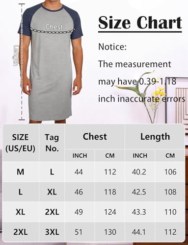Chemise de nuit légère homme FEOYA confort haut de gamme