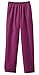 White Swan Fundamentals Uniforms Unisex 5 Pocket Scrub Pant (Wine, X-Small Tall)