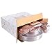 I00000 25Guest Rose Gold Plates with Disposable Silverware, Disposable Dinnerware Includes 25 Dinner Plates 10.25