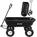 Produktbild Gartenwagen mit Kippfunktion Kippwagen mit Luftreifen Transportwagen bis 350kg für Garten Baustelle usw 9043